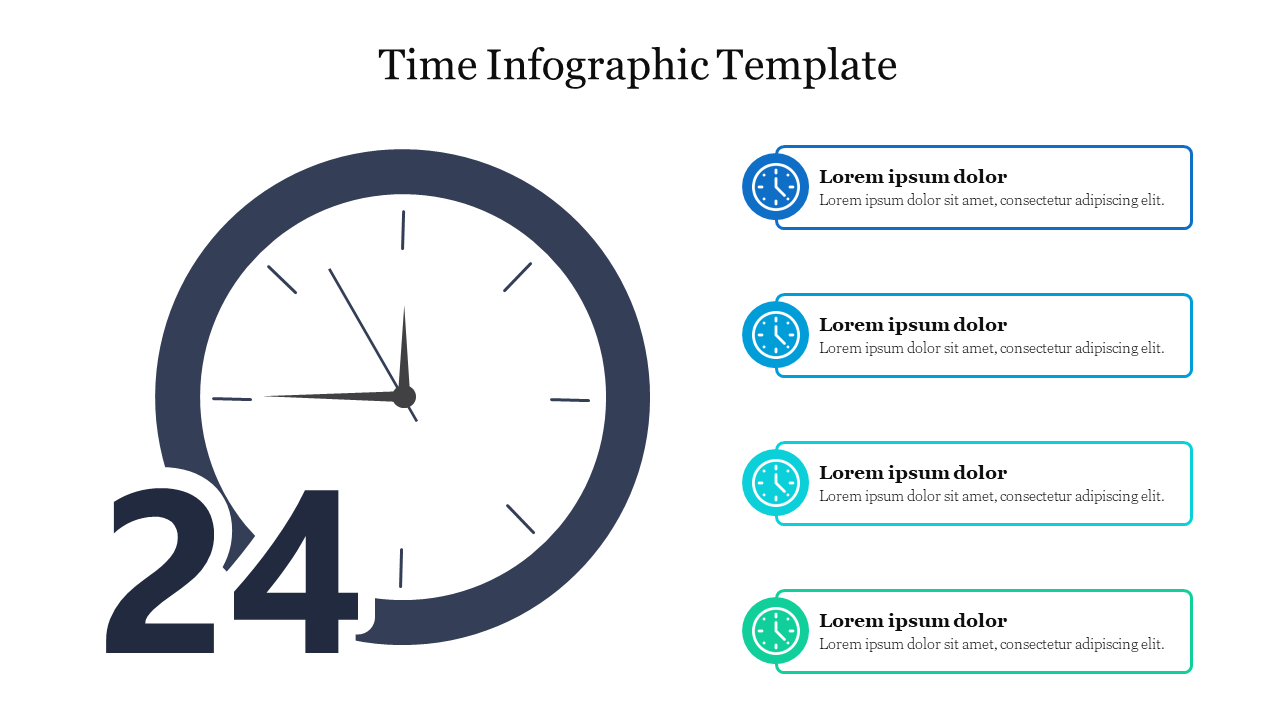 Time Infographic Template
